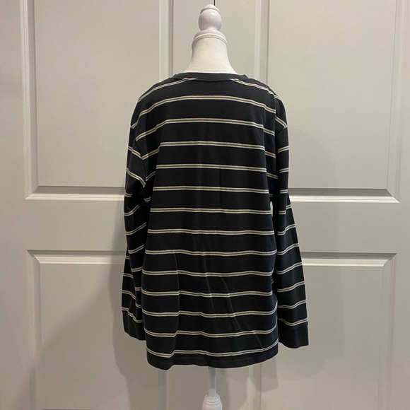 LEVI’S Long Sleeve Striped Tee with Pocket - Mens XL Relaxed - Picture 4 of 8